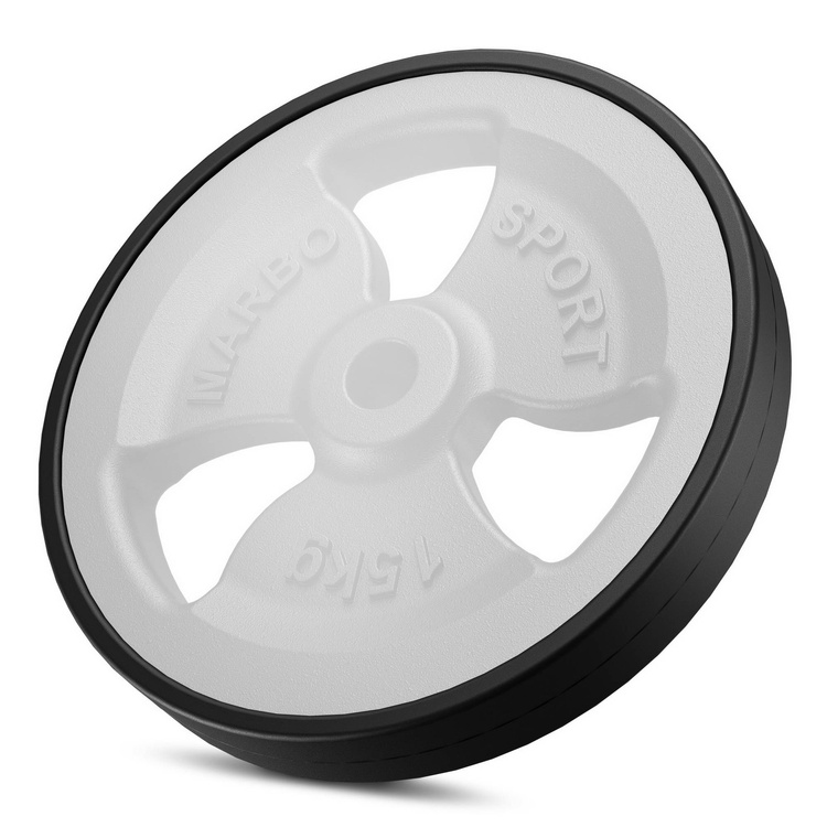 Öntöttvas súlyzótárcsa gumivédővel 15 kg ø31 mm Tri-Grip - Marbo Sport