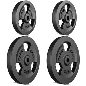 Tri-Grip Öntöttvas Súlyzótárcsa ø31 mm furat | Szett 60 kg / 2 x 20 kg + 2 x 10 kg - Marbo Sport
