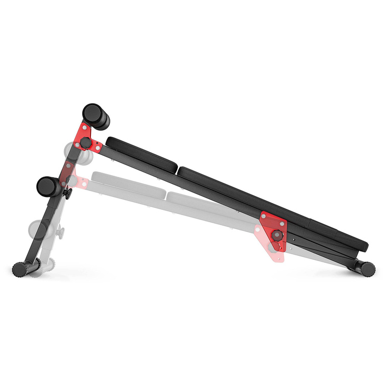 Többfunkciós összecsukható edzőpad (egyenes-döntött) MH-L104 - Marbo Sport