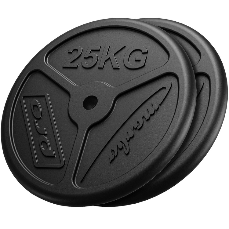 SLIM, Öntöttvas Súlyzótárcsa ø31 mm furat | Szett 50 kg / 2 x 25 kg - Marbo Sport