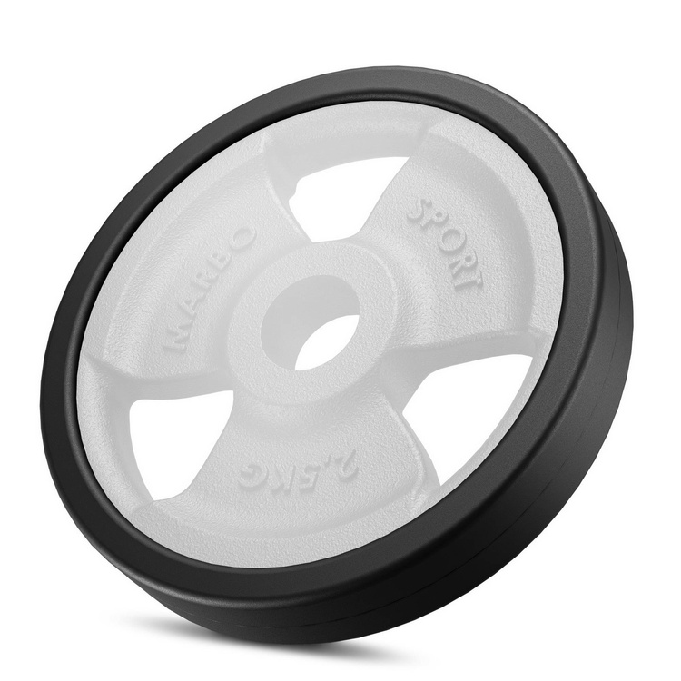Öntöttvas súlyzótárcsa gumivédővel 2,5 kg ø31 mm Tri-Grip - Marbo Sport