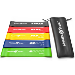 5 db ellenállóképességi szalag 600 x 50 mm - többszínű - Marbo Sport