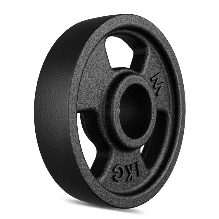 Öntöttvas súlyzótárcsa 1 kg ø31 mm Tri-Grip - Marbo Sport