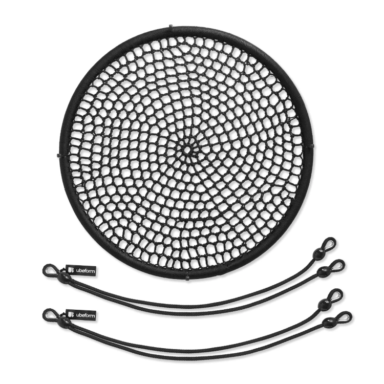 120 cm-es Deluxe fészekhinta fekete - Ubeform
