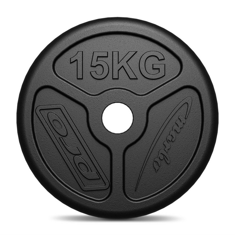 Olimpiai öntöttvas súlyzótányér 15 kg, ø51 mm-es lyukkal MW-O15-OLI - Marbo Sport