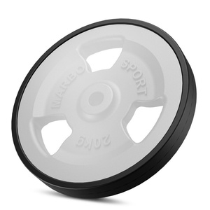 Tri-Grip gumírozott öntöttvas Súlyzótárcsa ø31 mm furat | Szett 60 kg / 2 x 20 kg + 2 x 10 kg - Marbo Sport