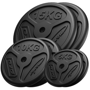 SLIM, Öntöttvas Súlyzótárcsa ø31 mm furat | Szett 60 kg / 2 x 15 kg + 2 x 10 kg + 2 x 5 kg - Marbo Sport