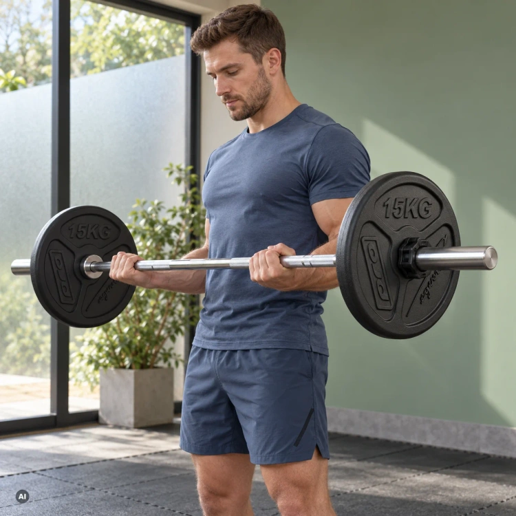 Olimpiai öntöttvas súlyzótányér 15 kg, ø51 mm-es lyukkal MW-O15-OLI - Marbo Sport