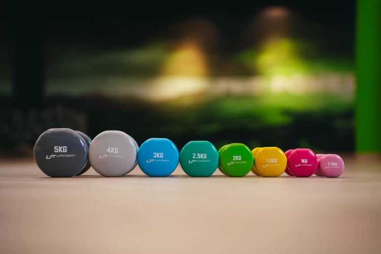 Vinyl súlyzókészlet (8 db) 19,5 kg - UpForm