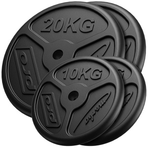 SLIM, Öntöttvas Súlyzótárcsa ø31 mm furat | Szett 60 kg / 2 x 20 kg + 2 x 10 kg - Marbo Sport
