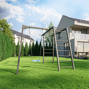 PREMIUM tornalétra - MO-016 + PREMIUM egyszemélyes hinta (keret) - MO-017 - Marbo Sport