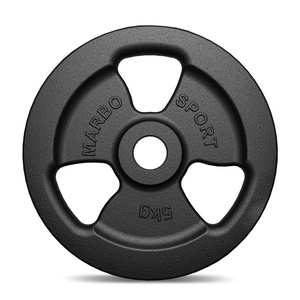 Öntöttvas súlyzótárcsa 5 kg ø31 mm Tri-Grip - Marbo Sport