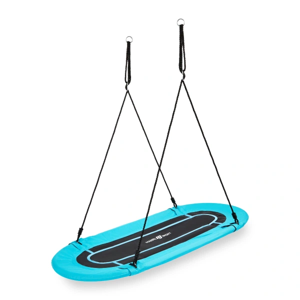 Ovális fészekhinta 167 x 71 cm türkiz - Marbo Sport