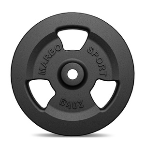 Öntöttvas súlyzótárcsa 20 kg ø31 mm Tri-Grip - Marbo Sport