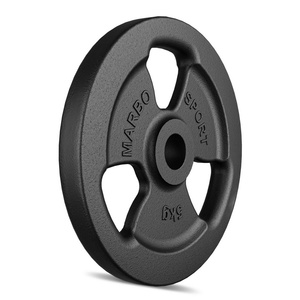 Öntöttvas súlyzótárcsa 5 kg ø31 mm Tri-Grip - Marbo Sport