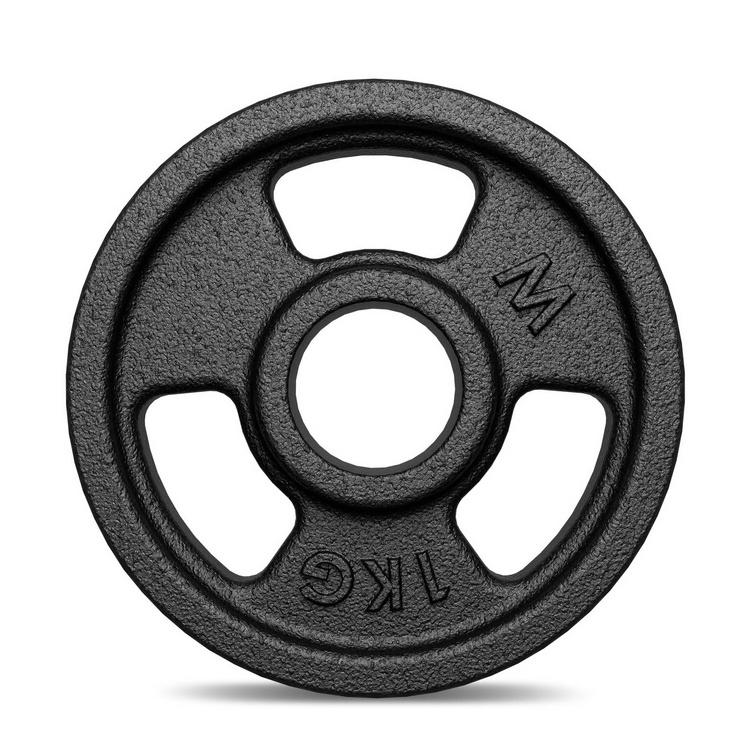 Öntöttvas súlyzótárcsa 1 kg ø31 mm Tri-Grip - Marbo Sport