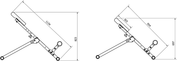 Római pad MH-L116 - Marbo Sport