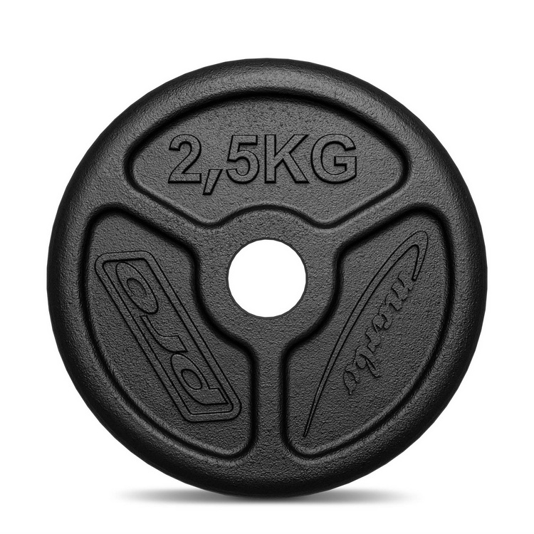 Öntöttvas súlylemez slim 2,5 kg, ø31 mm slim MW-O2,5-slim-Marbo Sport