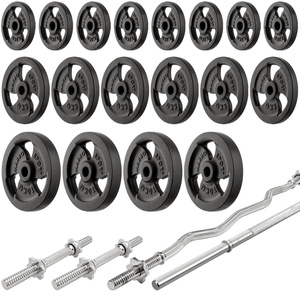 Szett MH8_155KG_KIER | Állítható edzőpad + súlyzóállvány + súlylemezek és rudak 113 kg - Marbo Sport