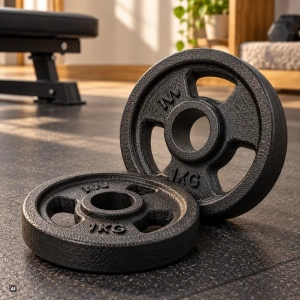 Öntöttvas súlyzótárcsa 1 kg ø31 mm Tri-Grip - Marbo Sport