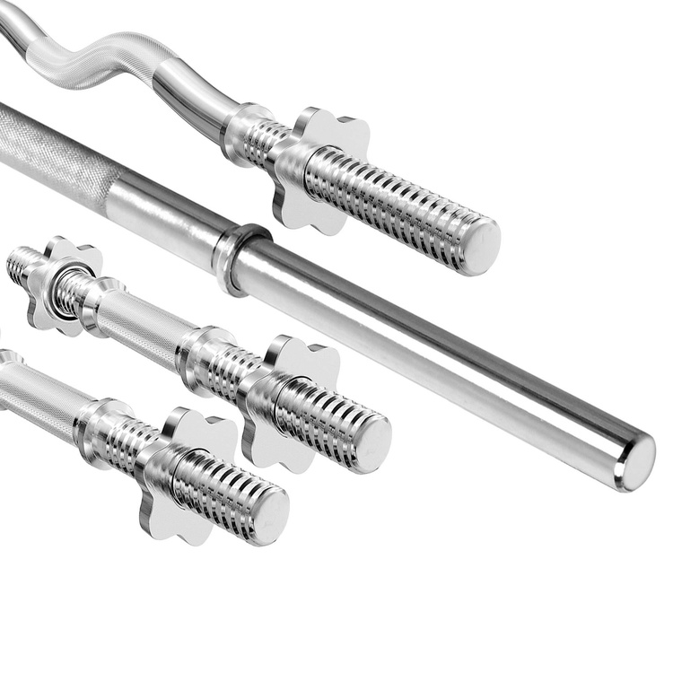 Fitnesz lemez-készlet Slim + rúd-készlet / 83 kg - Marbo Sport