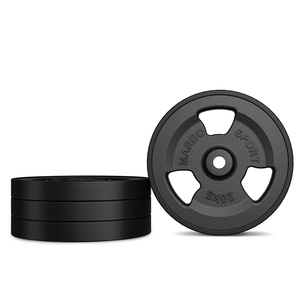 Öntöttvas súlyzótárcsa gumivédővel 15 kg ø31 mm Tri-Grip - Marbo Sport